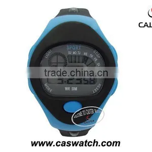Fashion Polular LED Electronic Plastic Watches Digital Multifunctional Electronic Watch for Men Sports Electronic Watch thumbnail-1