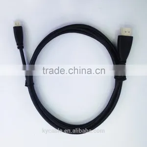 Full 1080P 3D Supported Micro Hdmi Cable, 1.5m/5ft HDMI to Micro HDMI M/m Cable for HDTV/mobile Phone thumbnail-3