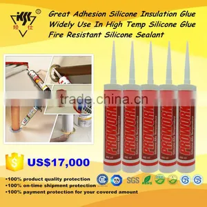 Great Adhesion Silicone Insulation Glue/Widely Use In High Temp Silicone Glue/Fire Resistant Silicone Sealant thumbnail-1