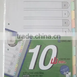 A4 Index Paper 10 Tabs thumbnail-1