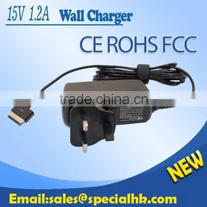 2015 Hot Model 15V 1.2A 18W Wall Charger For ASUS Transformer Pad TF300T TF700T TF201 thumbnail-1