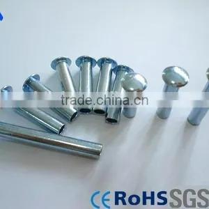 Nickle Plate Tubular Rivet Rivet, Hot Sale Flat Semi Tubular Rivet thumbnail-3