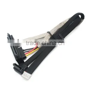 90 Degree 7+15 Pin HDD to 4 Pin Power Cable to 7pin Function of Sata Cable Antistatic Shielding thumbnail-3