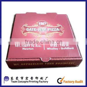 Custom Recyclable Food Grade Paper Pizza Boxes thumbnail-6
