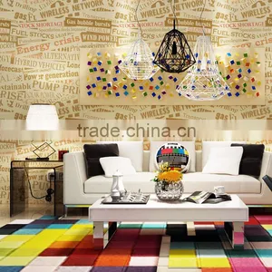 English Letters European Design Wallpaper 3d Wallpapers for House thumbnail-1