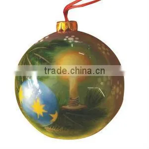 Inside Painted Glass Ball Ornament for Christmas Decoration thumbnail-1