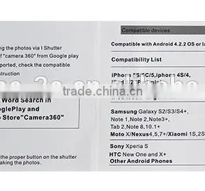 Manufacture Wireless Remote Control Mini Bluetooth Shutter for Smartphone thumbnail-6