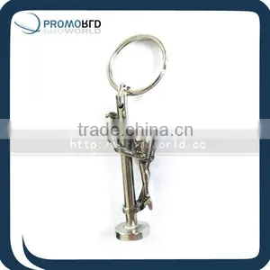 Custom 3D Metal Keyring Dancing Girls thumbnail-1
