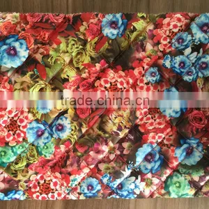 Printed Polyester Quilted Fabric for Garment for Winter Coat thumbnail-1