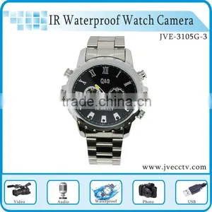 JVE-3105G-3 Full HD 1080P Digital Watch Camera, Waterproof, IR Night Vision Steel Band Manufacturer thumbnail-1