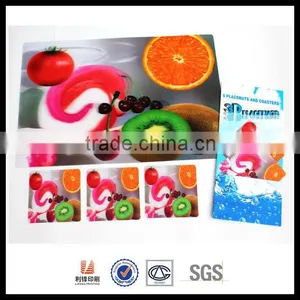 Cheapest 3D Lenticular PP Fruit Designs Place Mats of Fruit Design as Tourist Souvenirs thumbnail-1
