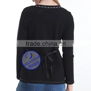 Custom 100% Cotton Embroidered Fleece Maternity Wear thumbnail-6