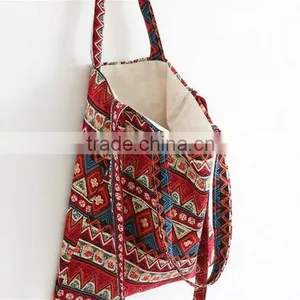 Tribal Canvas Backpack,Canvas Boho Bag, Aztec Totes, Tribal Totes thumbnail-4