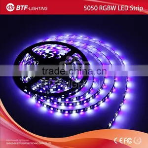 5050 RGBW 5m 60leds/m Led Strip Rgbw RGB+Cold White Strip Waterproof IP65 Black PCB DC12V SMD 5050 Mixed Color thumbnail-6