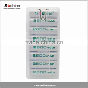Soshine New Coming Waterproof AA Battery Case For 1-8 Pcs AA Batteries thumbnail-2