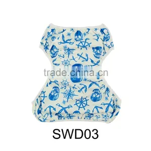 2016 Alva Newest Fashionable Position Prinrted Swimming Diapers Reusable Cloth Baby Swim Diapers thumbnail-3
