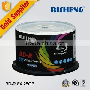 RISHENG Blank Blue Ray Disc 25gb/blank Bd-r 25gb 50gb 6x Printable/blank Bd-r 25 gb Ritek thumbnail-1