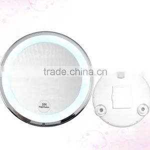 Lighted Bathroom Makeup Mirror, Bathroom Makeup Mirror With Led Light, LED Lighted Suction Cup Mirror by Touch thumbnail-3