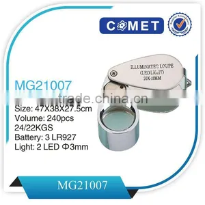 MG21007 Folding LED Illuminated Jewelry Loupe,acrylic Magnifying Lens thumbnail-1