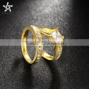 Wholesale Factory 2016 Trendy New Zircon Diamond Gold Rings Designs for Women Quality Choice thumbnail-5