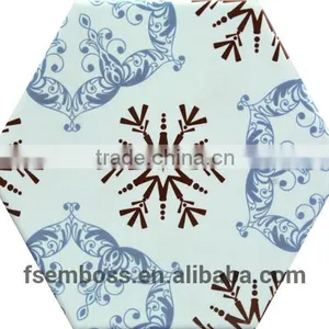 Customized Hexagon Tile 100*200*175mm Glazed Porcelain Bathroom Tile Ceramic Kitchen Tile thumbnail-1