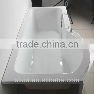New Designed Walk in Bath P Shaped Acrylic Bathtub thumbnail-2