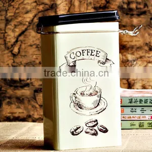 2014 Promotional Luxury Rectangular Coffee Tin Box thumbnail-2