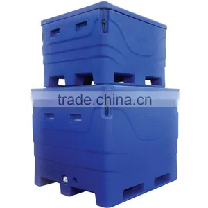 600L Frozen Fish Carrying Tank ,plastic Fish Chilling Box, Fish Insulation Container thumbnail-3