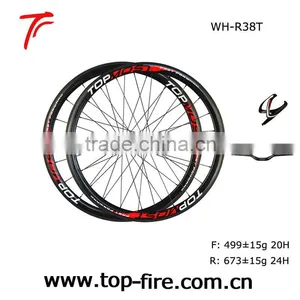38mm Road Bike Carbon Tubular Wheels thumbnail-1