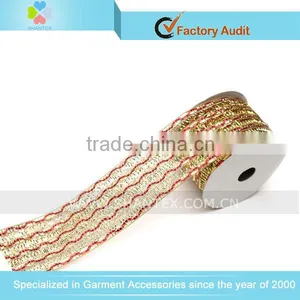 Hot Sale Wired Christmas Ribbon Gift Ribbon With Good Quality Quality Choice thumbnail-1