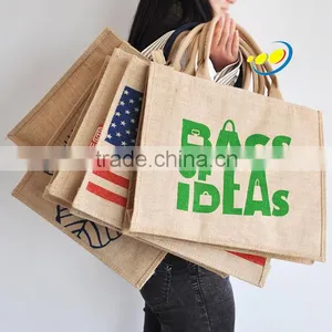 Fashion Shopping Jute Bag Multi-purpose Storage Bag thumbnail-5