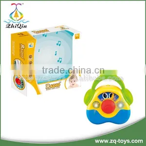 High Quality Battery Baby Toy Cartoon Music Radio Toys With 6 Sound Effects and 12 Melodies thumbnail-1