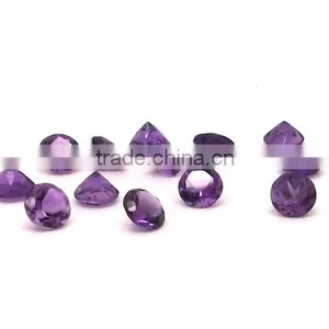 High Quality Gemstones Amethyst Loose Round Gemstone thumbnail-2