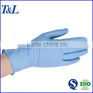 Disposable Blue Plastic Vinyl Glove With Customized Sizes and Powder Free thumbnail-2