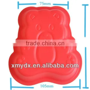 Silicone Bear Cake Mold, Children Cake Mold, Baking Mold, Silicone Tableware, Oven Mold thumbnail-1