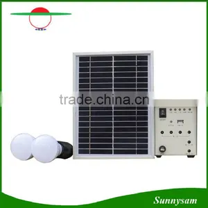 10W 20W 30W Mini Solar Home Lighting System / Portable DC Solar Kits for Camping thumbnail-3