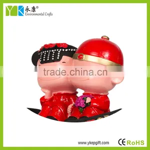 2016 3D Shape Carved Resin Cute Intresting Wedding Couple Decoration,valentine's Day Gifts thumbnail-6