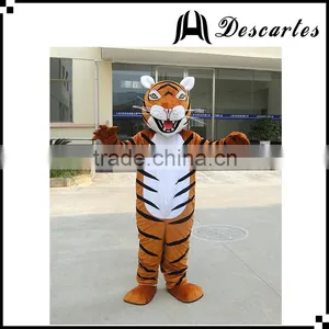 Singapore Festival Dress Plush Fierce Tiger Mascot Costume for Adults thumbnail-1