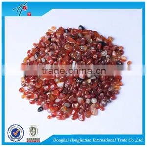 Red Agate Crushed Stone Sculpture Art Sale thumbnail-1