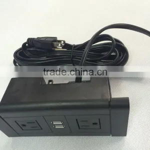 Surface Mounted Electrical Outlet With 2 Usb for Charging thumbnail-3