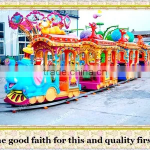 Factory Direct Rides Electric Elephant Train Amusement Rides for Sale thumbnail-5