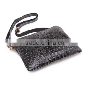 2015 Genuine Leather Women Bag Fashion Crossbody Shoulder Messenger Bags for Women With Crocodile Pattern Ladies Envelope Clutch thumbnail-5