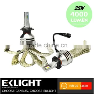 LED Projector Lens 4000LM Car Led Headlight H1 H3 H7 6000K Supplied by EKLIGHT thumbnail-1