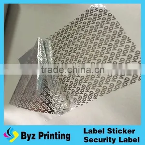 Hot Sale Anti-counterfeiting Warranty Void if Removed Label,security Void Sticker,ultra Destructible Vinyl in Lidun Brand thumbnail-5