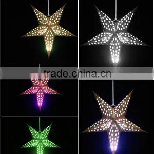 Foldable Large Paper Star Lantern for Christmas Hanging Decoration Wholesale thumbnail-1