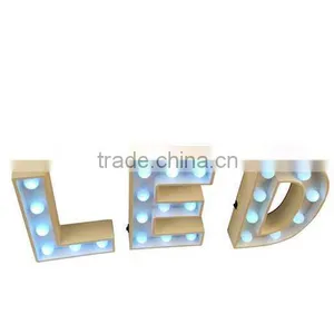 Fashion and Popular Letter Shape Light Marquee Letter Light Battery Letter Light thumbnail-5