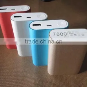 New Design Portable Power Bank , Cheapest Price USB Power Bank , 6600/7800mAh Power Bank, Metal Housing,Dual USB Output, thumbnail-1