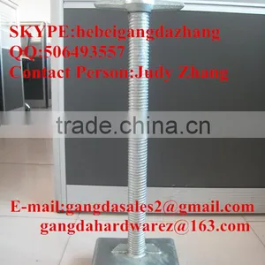 Steel Screw Jack for Scaffolding Accessories in Concrete Building thumbnail-1