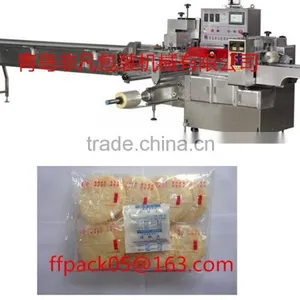 Full- Automatic Horizontal Bread, Snow Cake Flow Packing/ Packaging Machine With Servo Motor thumbnail-1