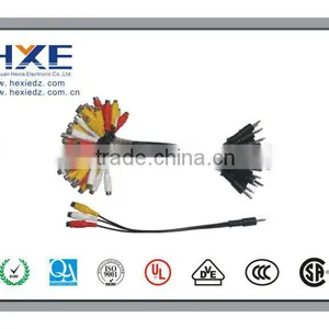 Banana Plug to RCA Connector TV Power Cable thumbnail-1